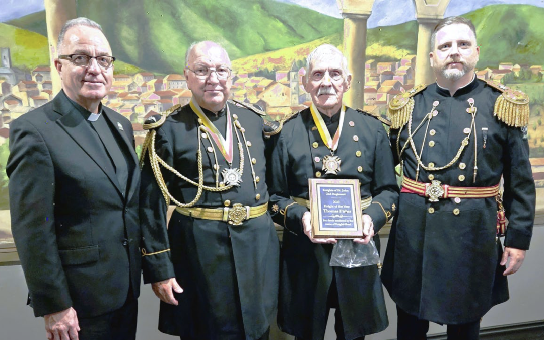 Capt. Thomas Fischer awarded Knight of the Year by Buffalo Grand 2nd Regiment